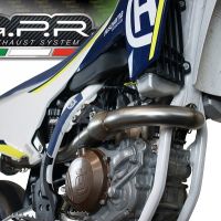 Escape compatível com Husqvarna FS 450 2016-2017, Albus Ceramic, Escape racing linha completa, silencioso mais coletor com dbkiller, não homologado 