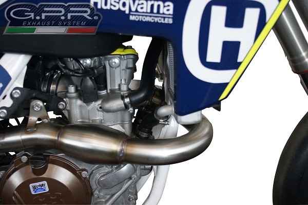 Escape compatível com Husqvarna FS 450 2016-2017, Furore Poppy, Escape racing linha completa, silencioso mais coletor com dbkiller, não homologado 