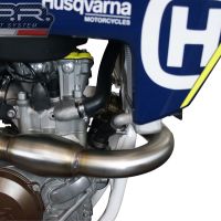 Escape compatível com Husqvarna FS 450 2016-2017, Furore Poppy, Escape racing linha completa, silencioso mais coletor com dbkiller, não homologado 
