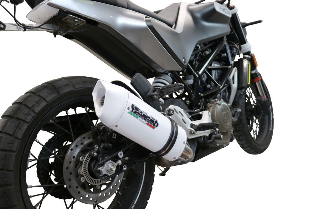 Escape compatível com Husqvarna Vitpilen 401 2021-2023, Albus Evo4, Escape legal, homologado, silenciador com db killer removível e tubo de ligação específico 