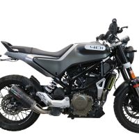 Escape compatível com Husqvarna Vitpilen 401 2020-2020, M3 Black Titanium, Escape legal, homologado, silenciador com db killer removível e tubo de ligação específico 
