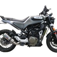 Escape compatível com Husqvarna Vitpilen 401 2020-2020, M3 Inox , Escape legal, homologado, silenciador com db killer removível e tubo de ligação específico 