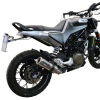 Escape compatível com Husqvarna Vitpilen 401 2020-2020, M3 Inox , Escape legal, homologado, silenciador com db killer removível e tubo de ligação específico 