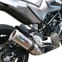 Escape compatível com Husqvarna Vitpilen 401 2020-2020, M3 Inox , Escape legal, homologado, silenciador com db killer removível e tubo de ligação específico 