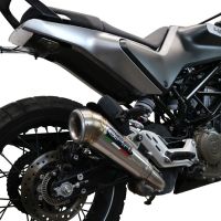 Escape compatível com Husqvarna Svartpilen 401 2020-2020, Powercone Evo, Escape legal, homologado, silenciador com db killer removível e tubo de ligação específico 