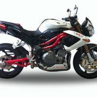 Escape compatível com Benelli Tre K 1130 2006-2016, Tiburon Titanium, Escape legal, homologado, silenciador com db killer removível e tubo de ligação específico 