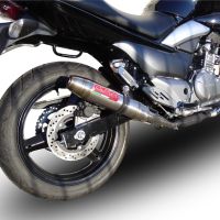 Escape compatível com Suzuki Gw 250 F Inazuma 2012-2017, Deeptone Inox, Escapamento racing, duplo silencioso, com tubos de conexão, artigo sem homologação 