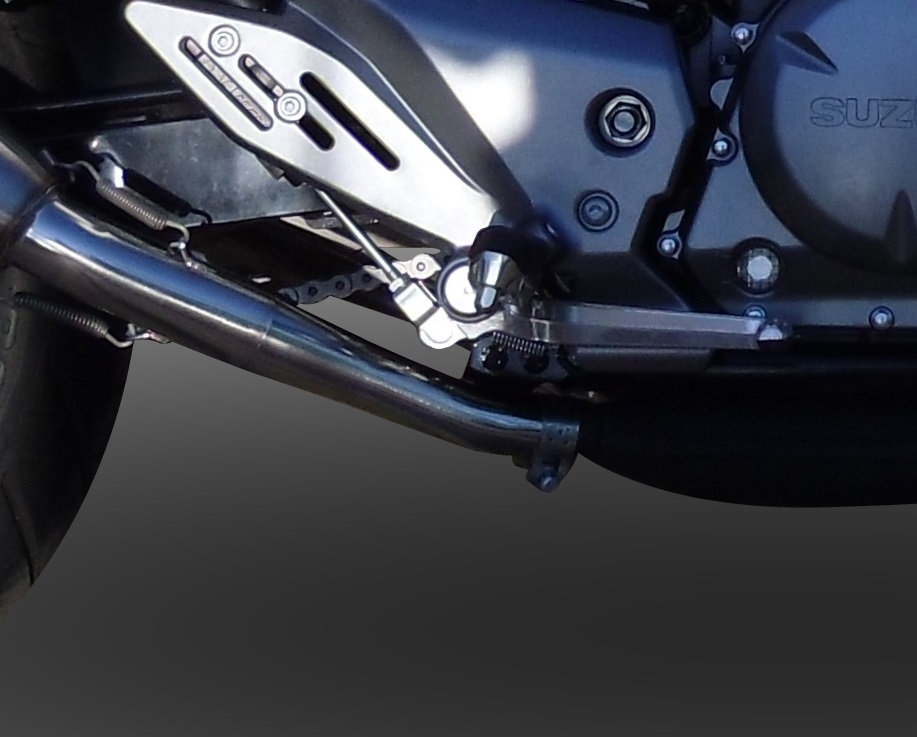 Escape compatível com Suzuki Gw 250 F Inazuma 2012-2017, Albus Ceramic, Par de silenciosos de escape homologadas, com db killer removível e tubos de ligação específicos 