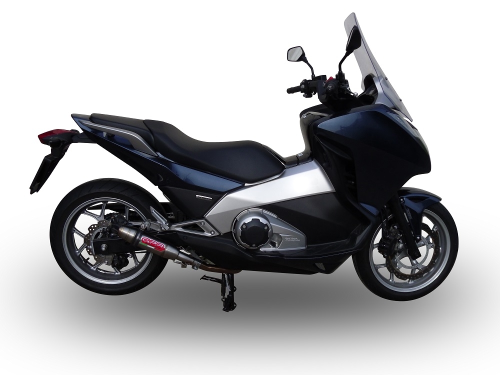 Escape compatível com Honda Integra 750 2016-2020, Deeptone Inox, Escape legal, homologado, silenciador com db killer removível e tubo de ligação específico 