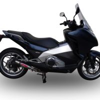 Escape compatível com Honda Integra 750 2016-2020, Deeptone Inox, Escape legal, homologado, silenciador com db killer removível e tubo de ligação específico 
