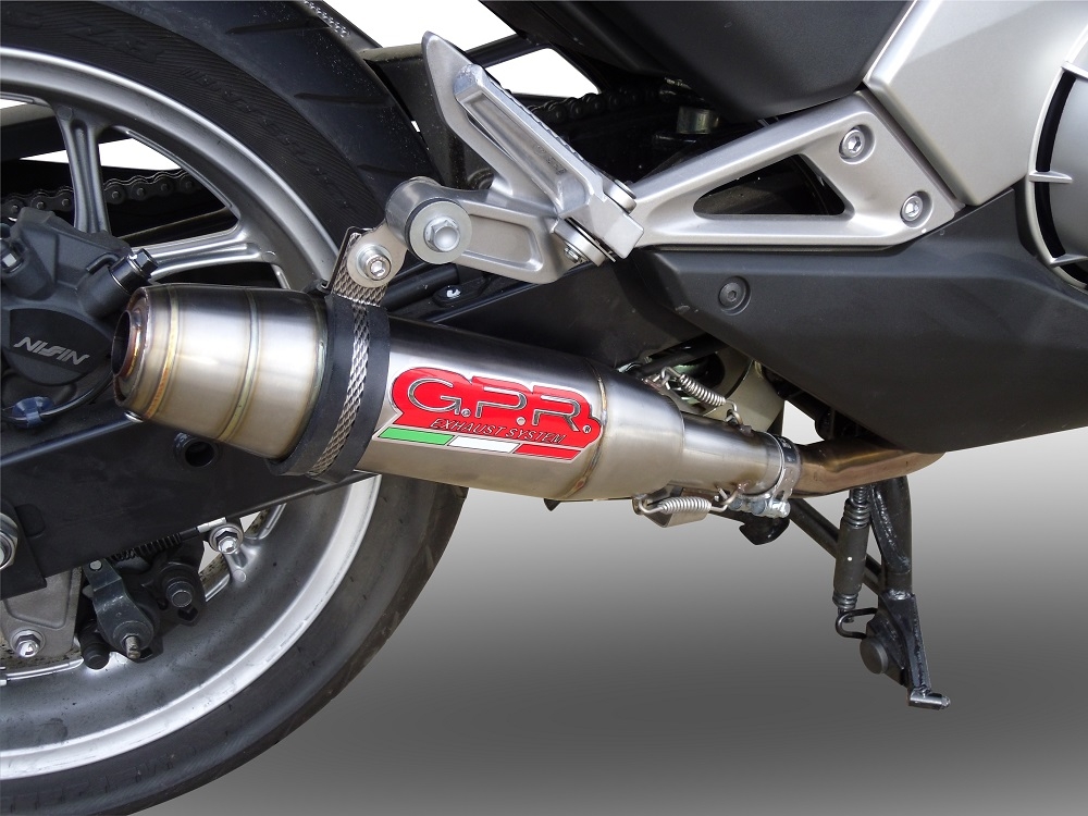 Escape compatível com Honda Integra 750 2016-2020, Deeptone Inox, Escape legal, homologado, silenciador com db killer removível e tubo de ligação específico 