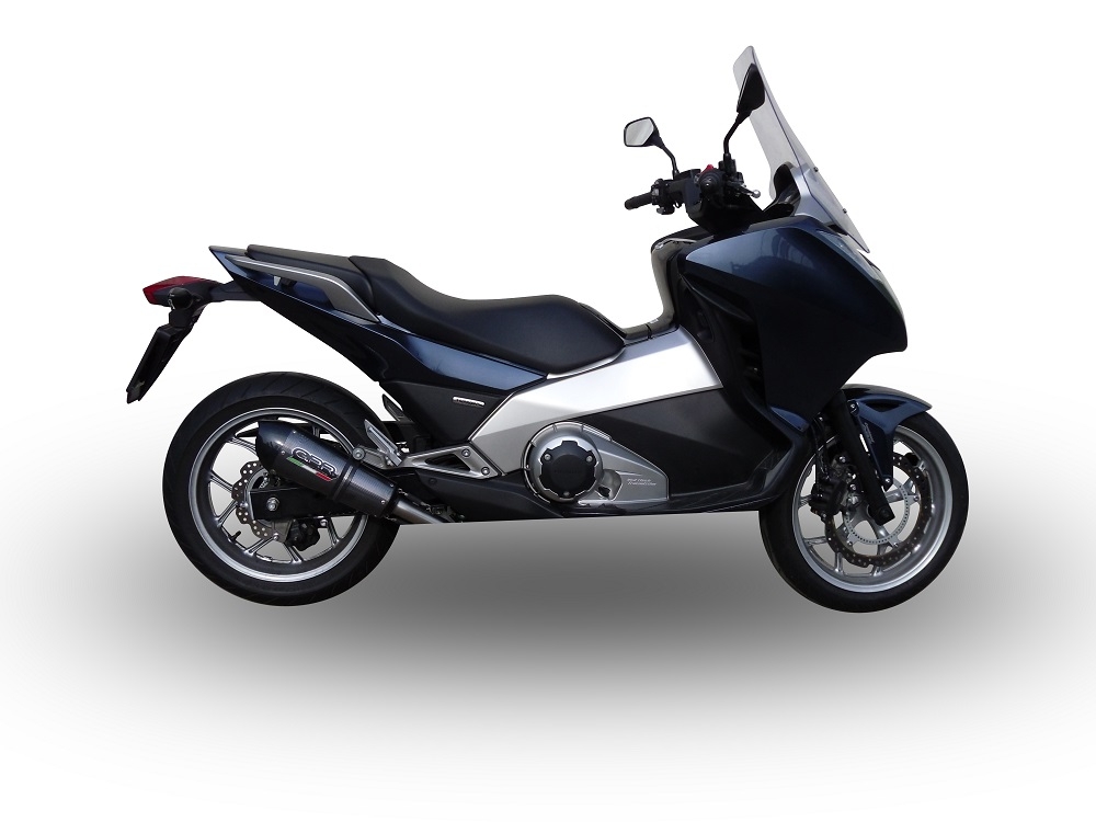 Escape compatível com Honda Integra 700 2012-2013, Gpe Ann. Poppy, Escape legal, homologado, silenciador com db killer removível e tubo de ligação específico 