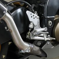Escape compatível com Kawasaki ZX-10R 2004-2005, M3 Inox , Escape legal, aprovado, com db killer removível, tubo de conexão e conversor catalítico 