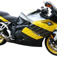Escape compatível com Bmw K 1200 S -R 2004-2008, Furore Nero, Escape legal, homologado, silenciador com db killer removível e tubo de ligação específico 