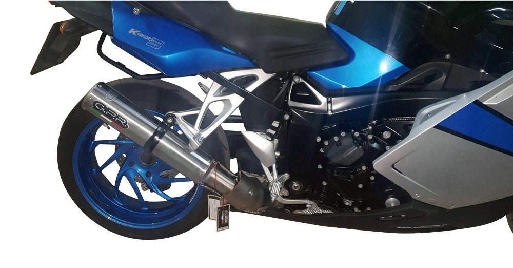 Escape compatível com Bmw K 1200 S -R 2004-2008, M3 Inox , Escape legal, homologado, silenciador com db killer removível e tubo de ligação específico 