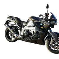 Escape compatível com Bmw K 1300 S -R 2009-2014, Furore Poppy, Escape legal, homologado, silenciador com catalisador, db killer removível e tubo de ligação específico 