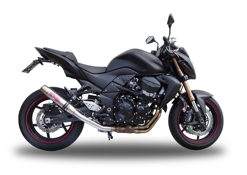 Escape compatível com Kawasaki Z 750 - R 2007-2014, Deeptone Inox, Escape legal, homologado, silenciador com db killer removível e tubo de ligação específico 