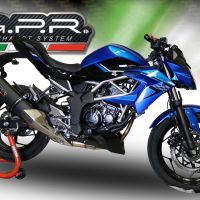 Escape compatível com Kawasaki Z 125 2019-2020, Furore Evo4 Nero, Escape legal, homologado, silenciador com db killer removível e tubo de ligação específico 