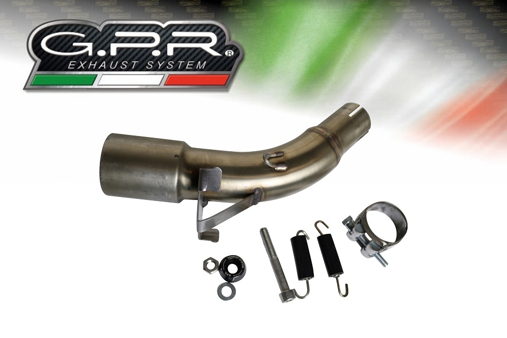 Escape compatível com Kawasaki Z 125 2019-2020, Furore Evo4 Nero, Escape legal, homologado, silenciador com db killer removível e tubo de ligação específico 