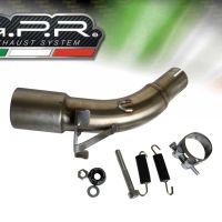 Escape compatível com Kawasaki Z 125 2019-2020, Furore Evo4 Nero, Escape legal, homologado, silenciador com db killer removível e tubo de ligação específico 