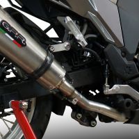 Escape compatível com Kawasaki Versys-X 250 2017-2020, Furore Evo4 Nero, Escape legal, homologado, silenciador com catalisador, db killer removível e tubo de ligação específico 