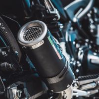 Escape compatível com Kawasaki Z 900 E 2020-2024, M3 Black Titanium, Escape legal, homologado, silenciador com db killer removível e tubo de ligação específico 