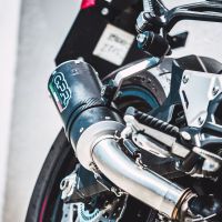 Escape compatível com Kawasaki Z 900 2017-2019, M3 Black Titanium, Escape legal, homologado, silenciador com db killer removível e tubo de ligação específico 