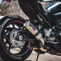 Escape compatível com Kawasaki Z 900 E 2020-2024, M3 Inox , Escape legal, homologado, silenciador com db killer removível e tubo de ligação específico 