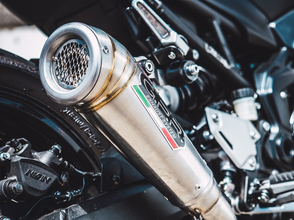 Escape compatível com Kawasaki Z 900 E 2020-2024, Powercone Evo, Escape legal, homologado, silenciador com db killer removível e tubo de ligação específico 