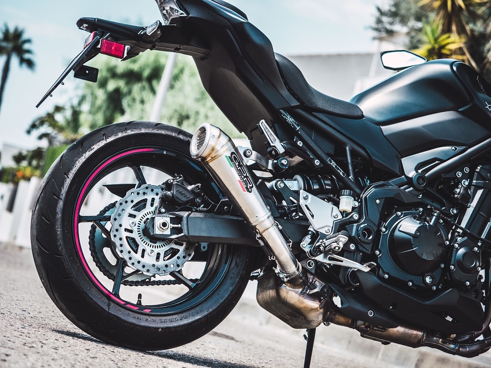 Escape compatível com Kawasaki Z 900 E 2020-2024, Powercone Evo, Escape legal, homologado, silenciador com db killer removível e tubo de ligação específico 