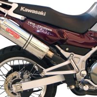GPR escape compatível com  Kawasaki Kle 500 1991-2007, Trioval, Escape legal, homologado, silenciador com db killer removível e tubo de ligação específico 