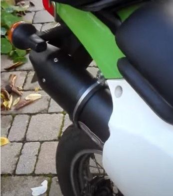 Escape compatível com Kawasaki Klx 650 R 1996-2002, Furore Nero, Escape legal, homologado, silenciador com db killer removível e tubo de ligação específico 