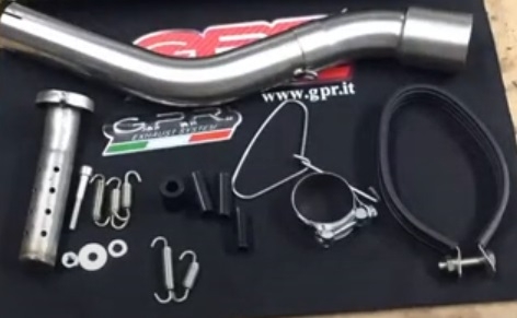 Escape compatível com Kawasaki Klx 650 R 1996-2002, Trioval, Escape legal, homologado, silenciador com db killer removível e tubo de ligação específico 