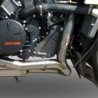 GPR escape compatível com  Ktm Rc 8 R 2008-2014, New Grand Prix Evo Titanium, Escape Racing, linha completa, fornecido com coletor específico, artigo sem homologação 