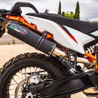 Escape compatível com Husqvarna Norden 901 2022-2024, M3 Black Titanium, Escape legal, homologado, silenciador com db killer removível e tubo de ligação específico 