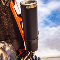 Escape compatível com Husqvarna Norden 901 2022-2024, M3 Black Titanium, Escape legal, homologado, silenciador com db killer removível e tubo de ligação específico 