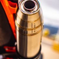 Escape compatível com Husqvarna Norden 901 2022-2024, Deeptone Inox, Escape legal, homologado, silenciador com db killer removível e tubo de ligação específico 