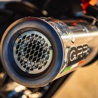 Escape compatível com Husqvarna Norden 901 2022-2024, M3 Inox , Sistema racing Silencioso com tubo de ligação 