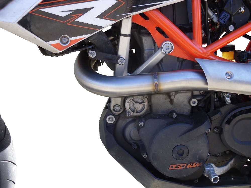 Escape compatível com Ktm Smc 690 R 2007-2016, Furore Nero, Sistema homologado,legal, linha completa, incluindo db killer removível mais coletor 