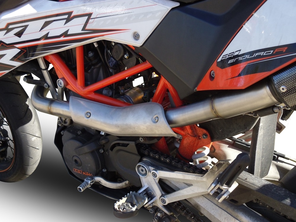 Escape compatível com Ktm Smc 690 R 2007-2016, Furore Nero, Sistema homologado,legal, linha completa, incluindo db killer removível mais coletor 