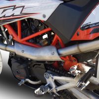 Escape compatível com Ktm Smc 690 R 2007-2016, Furore Nero, Sistema homologado,legal, linha completa, incluindo db killer removível mais coletor 