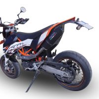 Escape compatível com Ktm Smc 690 R 2007-2016, Furore Nero, Sistema homologado,legal, linha completa, incluindo db killer removível mais coletor 