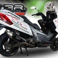 Escape compatível com Kymco Myroad 700 2012-2016, Power Bomb, Escape legal, homologado, silenciador com db killer removível e tubo de ligação específico 