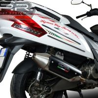 Escape compatível com Kymco Myroad 700 2012-2016, Power Bomb, Escape legal, homologado, silenciador com db killer removível e tubo de ligação específico 