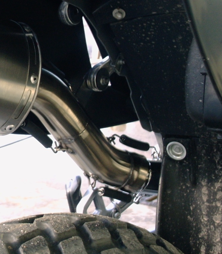 Escape compatível com Ktm EGS Adventure - LC4 1999-2003, Albus Ceramic, Escape legal, homologado, silenciador com db killer removível e tubo de ligação específico 
