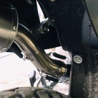Escape compatível com Ktm EGS Adventure - LC4 1999-2003, Albus Ceramic, Escape legal, homologado, silenciador com db killer removível e tubo de ligação específico 