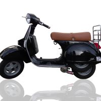 Escape compatível com Lml Star 125 4 Tempi - 4 Strokes Genuine Stella 2010-2013, Alluminio, Sistema homologado,legal, linha completa, incluindo db killer removível mais coletor 