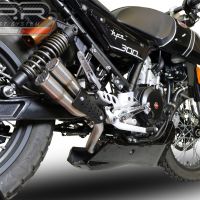 Escape compatível com F.B. Mondial Hps 300 2018-2019, F205, Escape Racing, linha completa, fornecido com coletor específico, artigo sem homologação 