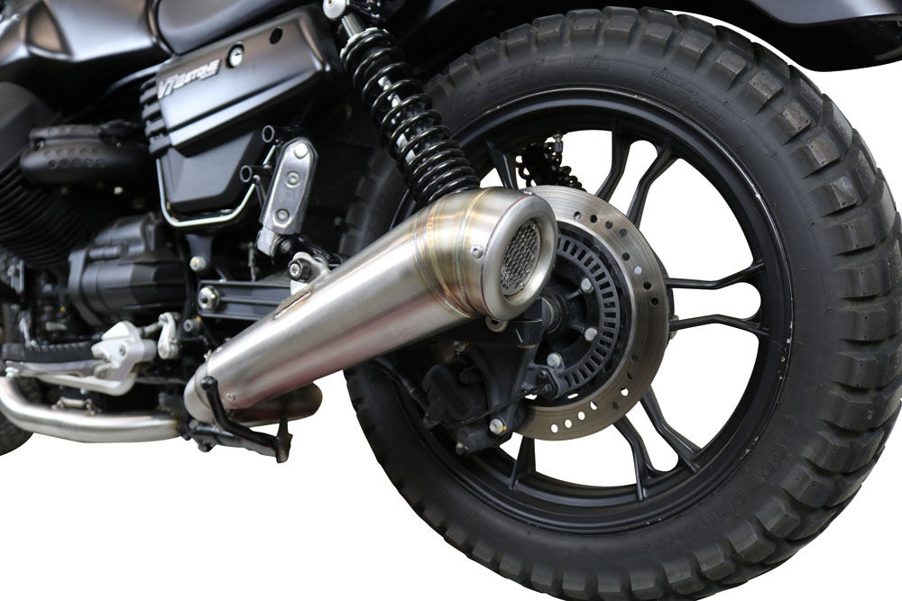 GPR escape compatível com  Moto Guzzi V7 III Special-Stone-Carbon 2017-2018, Powercone Evo, Escape Racing, linha completa, fornecido com coletor específico, artigo sem homologação 