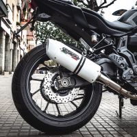 Escape compatível com Yamaha Mt-07 2017-2020, Albus Evo4, Sistema homologado com catalisador linha completa, silencioso mais coletor 